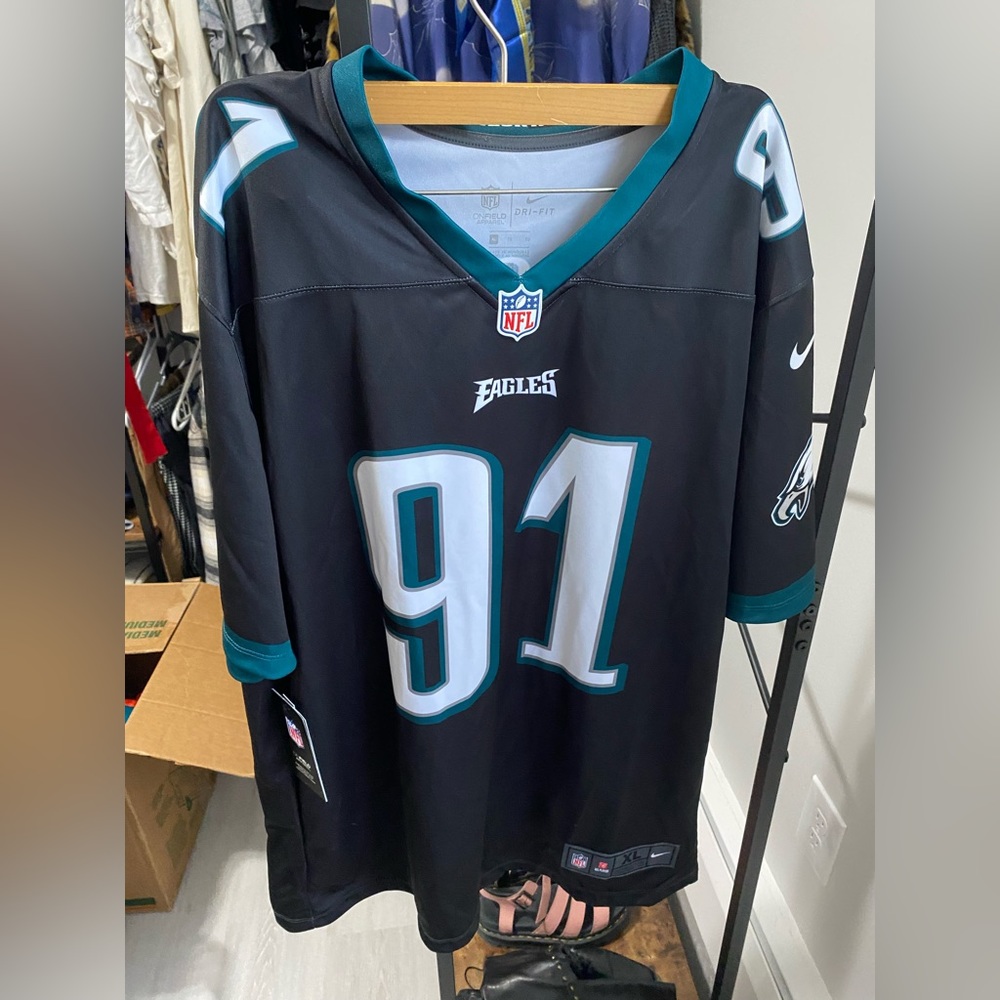Nike Philadelphia Eagles Fletcher Cox Color Rush Jersey Men’s Size XL NWT